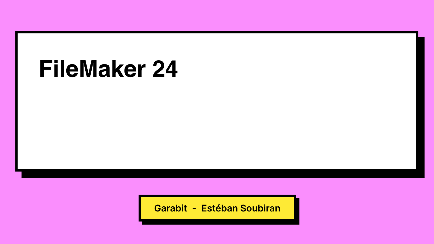 Filemaker 24 FileMaker 24 | hatpep